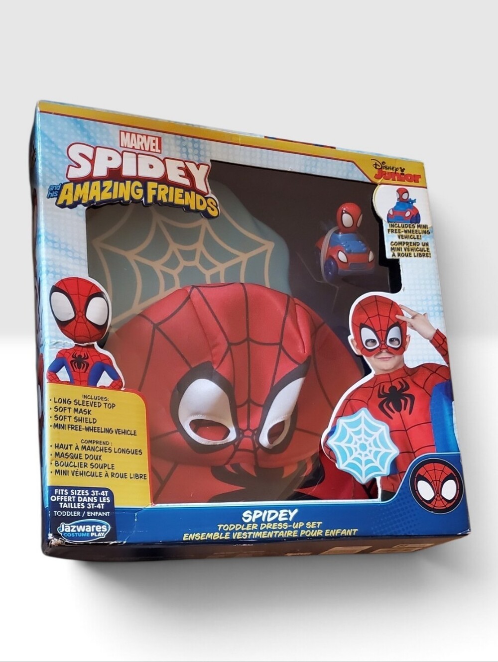Marvel Spidey & His Amazing Friends Toddler Dress-Up Costume Set 3T–4T